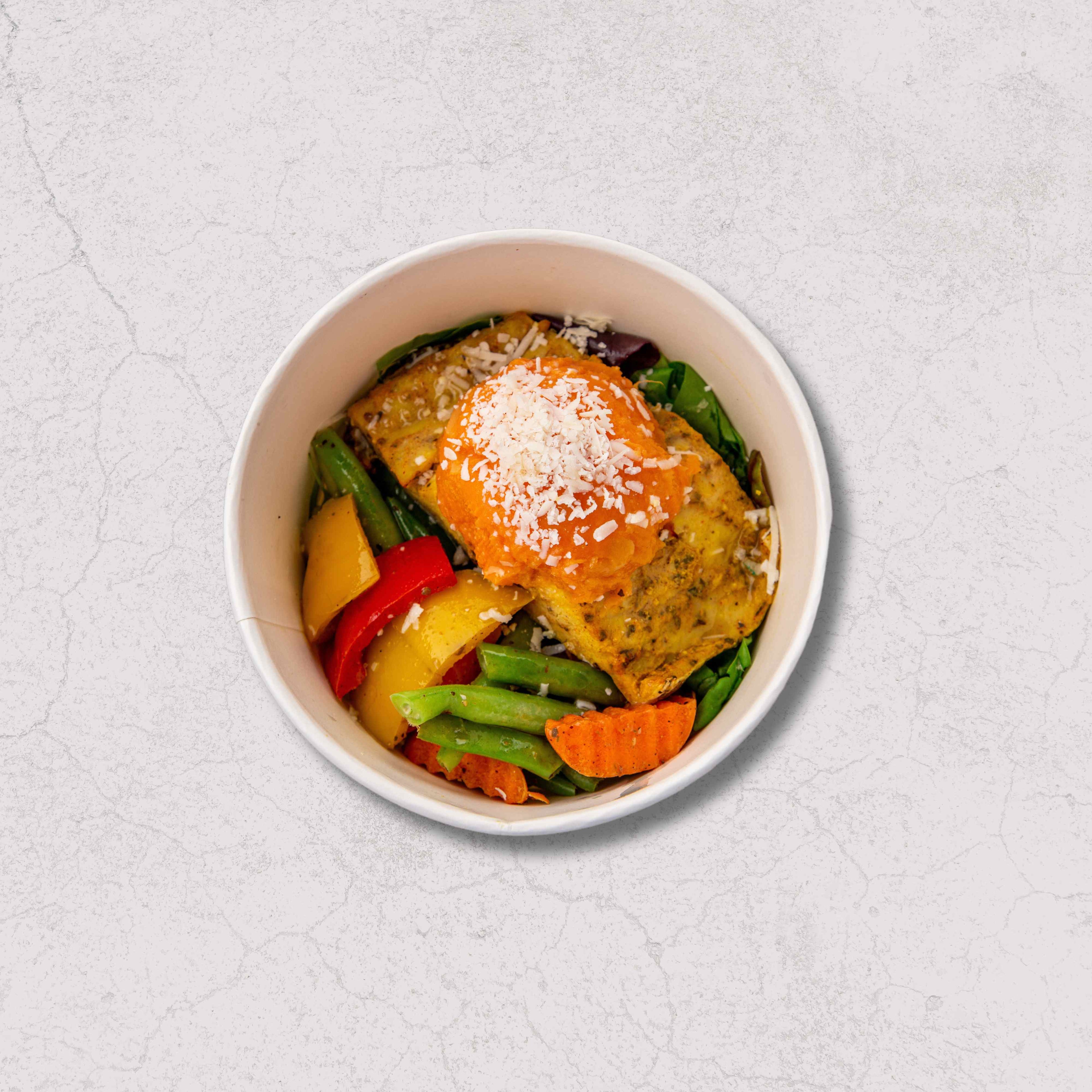 Pregnancy Meal Plan - Nutritious Prepared Meal Plan Consisting of Vegetables and cheese toping. Perfect Food for Pregnant Women